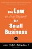 The_law__in_plain_English__for_small_business