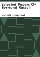Selected_papers_of_Bertrand_Russell