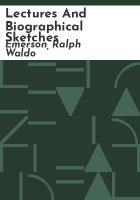 Lectures_and_biographical_sketches