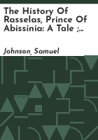 The_history_of_Rasselas__prince_of_Abissinia